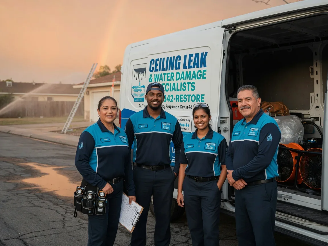 Ceiling Leak Cleanup company in Wells, MN