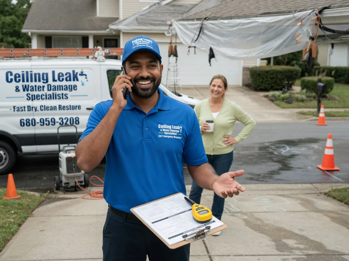 Ceiling Leak Cleanup Wells, MN FAQs
